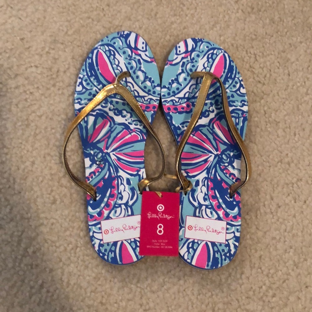 Lilly Pulitzer Lilly for Target flip flop sandals